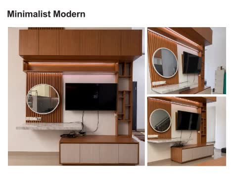 Interior ruang keluarga minimalis modern di Purwokerto