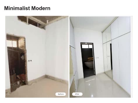 Interior ruang kerja minimalis modern Semarang