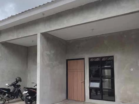 Desain rumah type 120 Purwokerto dua lantai dengan fasad modern tropis